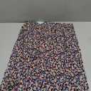 HERBATOMIA Women’s Midi Floral Print Long Boho Skirts High Elastic Waist Zipper Vintage Casual Midi Skirts for Women, L