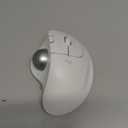 Logitech Ergo M575S Wireless Trackball Mouse, Wireless Ergonomic Mouse with Bluetooth and Encrypted Dongle, Comfortable Thumb Control, Precise and Smooth Tracking, for PC/Mac - Off- White Silver Ball