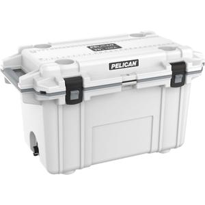 Pelican Products Inc Elite 70 Quart Cooler (White/Gray) (70Q-1-WHTGRY)