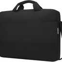 Lenovo Laptop Shoulder Bag T215 15.6 inch - Black- Slip Laptop Compartment - Front Zippered Pocket - Adjustable Strap