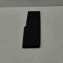 Outdoor Swing Seat Cover Replacement,600D Thickened Oxford Waterproof Sunscreen Porch Swing Cushions for Patio Furniture Garden Bench,Black,57.7X 19.5 x 19.5 in