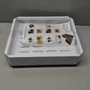 Pull out Cabinet Organizer,Adjustable Width (14"-19") and Depth (17"-24") Expandable,No Drill Slide out Drawers for Kitchen,Pantry,Adhesive Roll out Shelves,for Cabinets Without Lip (White)