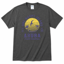 Aruba Shirts One Happy Island Souvenir Long Sleeve T-Shirt, XL