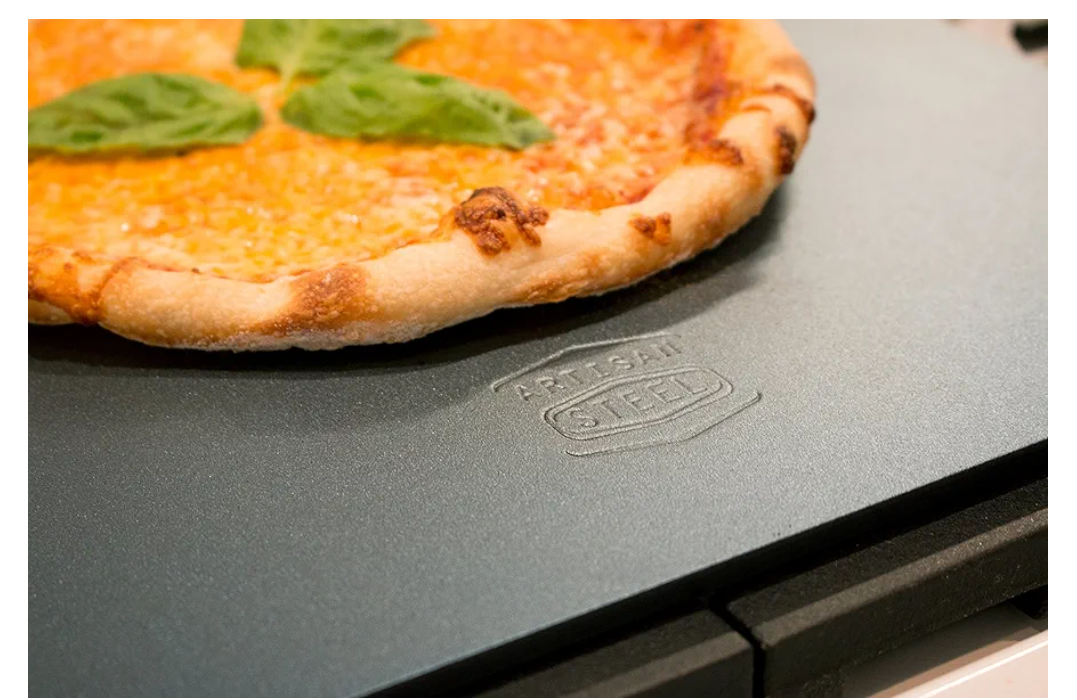 High Performance Pizza Steel Made in the USA - 16" x 14.25" (.25" Thick)