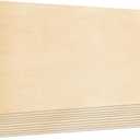 Plywood Sheet Board, A Grade, 22 x 12 inch, 1.5mm Thick, Pack of 10 Unfinished for Crafts Basswood by Craftiff