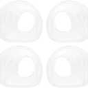 ZJIVQO 2Pairs Silicone Gel Heel Pads, Heel Spur Insert Cushion, Foot Comfort Pads, Silicone Heel Protector for Women & Men