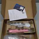 Philips Sonicare 4100 Rechargeable Electric Toothbrush, Advanced Plaque Removal, Pressure Sensor, Includes Brush Head Case, Deep Pink BD5004AZ