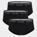 Calvin Klein Men's Cotton Classics 3-pack Brief, Medium, 3 Black