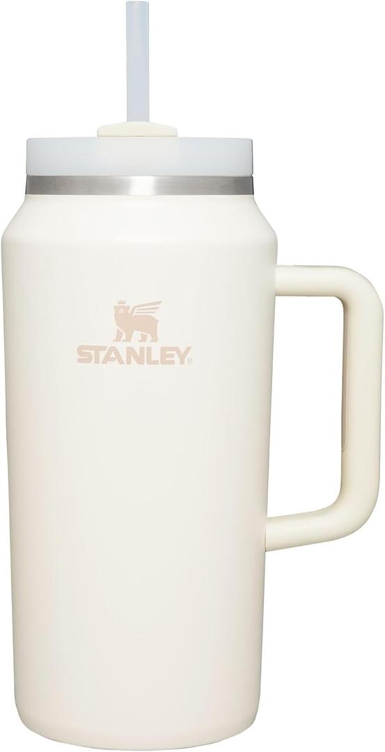 STANLEY Quencher H2.0 Flow State Tumbler, 64 oz, Cream