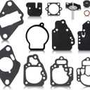 MOTOALL Carb Carburetor Rebuild Kit Fits for Mercury Mariner MANY 6 8 9.9 10 15,20 & 25 HP