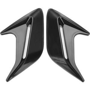 HomeSoGood 2Pcs Universal Car Side Vent Air Flow Fender Stickers Auto Simulation Air Inlet Decorative