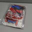 51PCS spidey birthday party supplies, backdrop, "Happy Birthday" banner,tablecloth, large aluminum balloon, small aluminum balloons, latex balloons, cake topper,cupcake toppers, hanging swirls