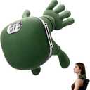 Shoulder Hand Neck Massager Fingers with Heat Simulated Human Hand Design Masajeador De Espalda Y Cuello for Pain Relief Deep Tissue and Back Pain Relief-Green