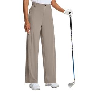 Women's Wide Leg Golf Dress Pants 27"/29"/31" Flowy Travel Work Slacks Trousers UPF 50+ Business Casual Outfits Palazzo Pants 3XL