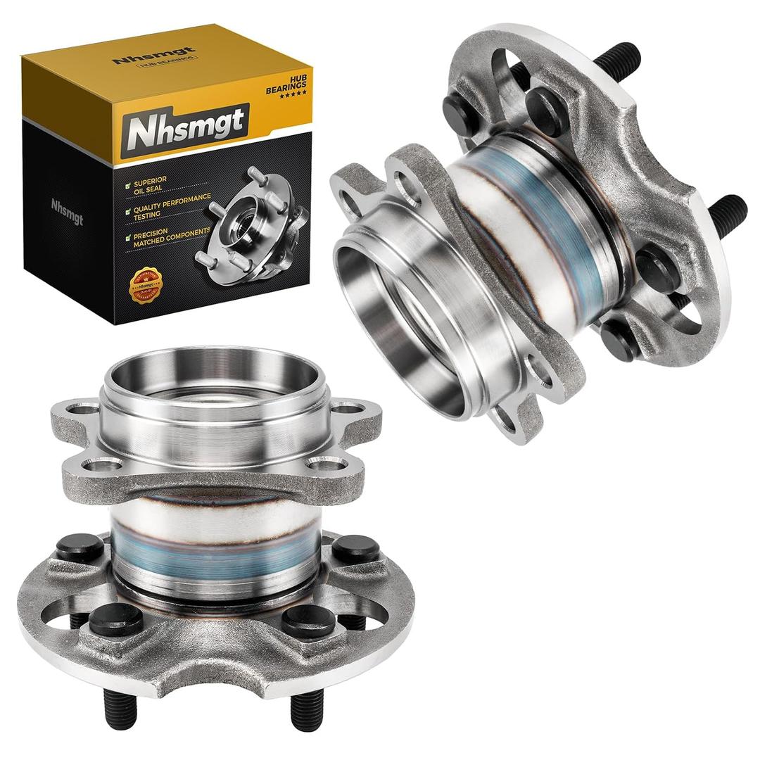 2X 512482 Rear AWD Wheel Bearing Hub for Toyota Sienna 2011-2020 | Non-ABS 5Lugs Hub Assembly for Back Wheel Driver & Passenger