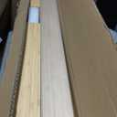 Bamboo Dining Bench, 35 Inch Farmhouse Decor Indoor Kitchen Table Bench with Outdoor & Entryway Functionality (Long, Nature)