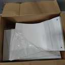 8 Pcs 3 Ring Binders Rings Heavy Duty View D Ring Binders Economy Holds 11" x 17" Paper for Artwork Blueprints, Office, Home, Work Places(White,1 Inch)