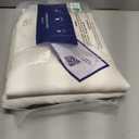 Pleated Bed Skirt Queen - 3 Sided Pleated Bed Skirt - 12 Inch, Off White