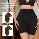 High Waisted Underwear Tummy Control Shapewear Shorts for Women Soft Butt Lifting Body Shaper Under Dress Boyshorts, Large