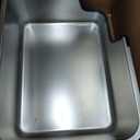 Stainless Steel Cat Litter Box, 17.5"L x 13.6"W x 6"H Metal Cat Litter Box with Low Entry for Senior, Injured Cats Anti-Slip Non-Stick No Odor Easy to Clean for Most Cats with Weight of 14Ibs or Less