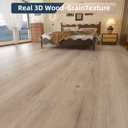 Peel and Stick Floor Tile 54 Sq.Ft (36-Pack) - Self-Adhesive Vinyl Plank Flooring, 6" x 36" Wood Look, Waterproof Easy DIY Tiles for Living Room Bedroom Kitchen (Kusva Wood)