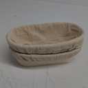 Bread Proofing Baskets Set of 2 10 inch Oval Shaped Dough Proofing Bowls w/Liners Perfect for Professional & Home Sourdough Bread Baking