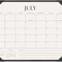 Jotsome Desk Calendar 2026-2027 with Desktop Mat, Desk Pad Calendar From Now to June 2027 14x10.5 inch, Desk Blotter Calendar for Home Office and School, Easy Planning, Gift for the Holidays, Black, 14" x 11"