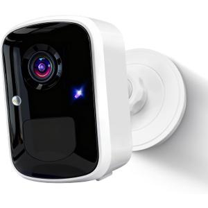 2026 Upgraded Wireless Security Camera, 5MP WiFi Battery Powered Camera for Home Security with AI Motion Detection, Spotlight, 2-Way Talk, Siren, IP65, Cloud&Up to 256G SD Storage( A sd Card Included)