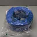 2" x 100FT Pool Backwash Hose, Heavy-Duty Pool Hose, Lay Flat Discharge Hose, Durable Burst Resistant, Pool Filter Pump Water Drainage, Sump Pump Discharge, with 2 Clamps