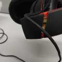 RORSOU R10 Over-Ear Headphones with Microphone, Lightweight Folding Stereo Bass Headset with 1.5M No-Tangle Cord, Portable Wired Headphones for Smartphone Tablet Computer MP3 / 4 (Black)