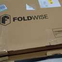 FoldWise 2-in-1 Lap & Bed Desk with Soft Cushions - Adjustable Height & Angle, Foldable Laptop Stand for Bed & Couch - Wrist Rest, iPad Holder, Stopper & Non-Slip Leather - Bed Table for Adults & Kids