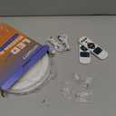 wowatt 2Pcs Battery Operated Ceiling Lights Rechargeable Motion Sensor Light Indoor Wireless Shower Light with Remote 3000K 4500K 6500K 7.48in Dimmable Timing Motion Activated Lamp for Closet Shower,  3CCT-Round