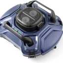 Cordless Robotic Pool Cleaner, Robotic Pool Vacuum Automatic Cleaning, Dual-Motor, Self-Parking,for Above/In Ground Swimming Pools(Blue)