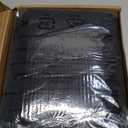 Amazon Basics Lightweight Super Soft, Breathable Wrinkle-Free Microfiber 4 Piece Bed Sheet Set with 14-Inch Deep Pockets, King, Black, Solid