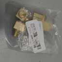 4pcs 3/8 NPT 90 Degree Barstock Street Elbow Brass Fittings, 3/8" NPT Male to 3/8" NPT Female Thread Elbow Forged Brass Pipe Fitting