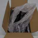 Dualshine 24 Pcs Disposable Black Plastic Serving Utensils,8 Set Including 9.72" Plastic Serving Spoons, Forks and 8.46" Tongs, for Dinner Parties, Buffets,Banquets, Events, Weddings, and Daily Use