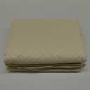 EXQ Home Quilt Set Twin Size Beige 2 Piece,Lightweight Soft Coverlet Modern Style Squares Pattern Bedspread Set for All Season(1 Quilt,1 Pillow Shams)