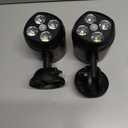 Motion Sensor Outdoor Lights, Battery Motion Sensor Light Outdoor, 6000K LED Spotlight Outdoor, 8W 600 LM Security Lights for Outside Garage and Yard, 2 Packs