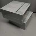 2 x Sports Bras for Women, Criss-Cross Back, Adjustable Wire-Free Medium Support Workout Bra with Removable Cups (X-Large, Snow White)