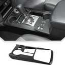 JeCar for 4Runner Interior Trim Center Console Gear Shift Panel Cover for 2010-2024 Toyota 4Runner (Matte Black)