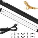 39W T5 10.0 UVB Reptile Light Fixture Combo Kit, High Output UVA UVB Light with Upgraded Wider Alloy Reflector for Bearded Dragons Lizards Tortoises and Other Desert or Tropical Reptiles (34.5Inch)