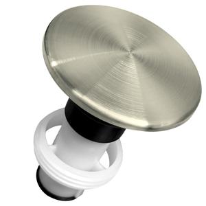 972-098J Plumbing-Equipment Brushed Nickel Drain Sink Stopper, Drain Sink Plug Part Push & Seal Drain Stopper Assembly 35338-06XX