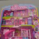 Barbie Mini Land DreamHouse & 3 Playsets with 4 1.5-Inch Dolls, Doll House Furniture & Accessories, Includes Pet Boutique, Hair Salon, & Supermarket