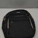 KROSER Laptop Backpack 15.6 Inch Stylish Daypack with USB Charging Port, Water-repellent Nylon Backpack Backpack for Travel/Business/Women/Black