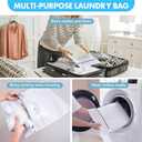 Mesh Laundry Bags for Delicates, 3 Pack Laundry Bags Mesh Wash Bags in 3 Sizes(1 Large, 1 Medium, 1 Small), Durable and Gentle Lingerie Bags for Washing Delicates, Garment Bag for Washing Machine