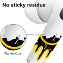 2 x RockMax for AirPods 4 SkinPersonalized Rose Stickers for Air Pods 4th Gen, Compatible with AirPod Case 2024, Durable Tattoo Wrap, Easy to Identify