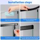 25ft U-Shape Edge Trim Fits 1/2" Edge, Rubber Strip with Metal Clips for Edges Protector, Black Edges Banding Strip for Sharp/Rough Surface, Tables, Cars, Door Frame, Boat & More