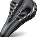 Bike Seat Cover Gel Padded Bicycle Seat Cover for Men Women Narrow Bike Seat Cushion Comfort Foma Bicycle Seat Cushion for Outdoor & Indoor(11"x7")