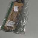 Cooking Spoon for Nonstick Cookwares, Great for Cooking and Serving Sturdy BPA-Free Matte Silicone, Wood Handle Spoon for Mixing, Scoop, and Scrape (Black & Grey, 11.4 inch)