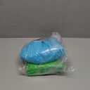 Zcaukya 2 Packs Inflatable Pool Float Chairs, Water Lounge Floaties for Adults with Cup Holder and Backrest, Floating Tube Armchairs for Swimming Pool Summer Parties (Green & Blue)